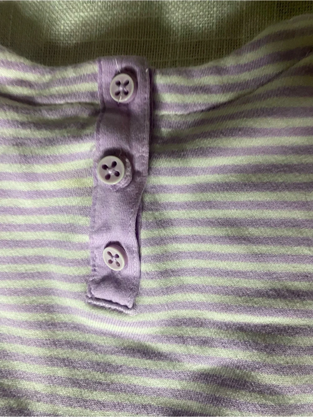 Gymboree Purple and White Striped Baby Top